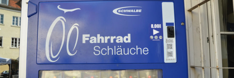 Schlauchomat Fahrradservice des Erthal Sozialwerks